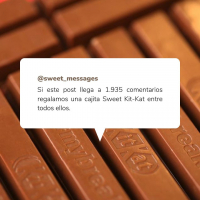 ¿Sabías que la deliciosa chocolatina Kit Kat se creó en 1935? 😋¡Menciona a tu amig@ para conseguirlo!🤤🤎🍫🤩🤎www.mysweetmessages.com